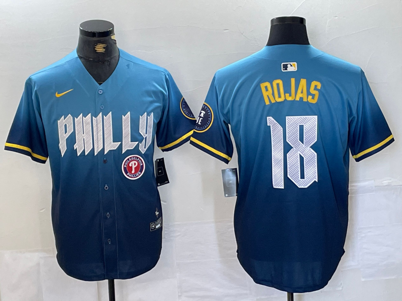 Men/Women/Youth Philadelphia Phillies Johan Rojas  #18 baseball Jerseys