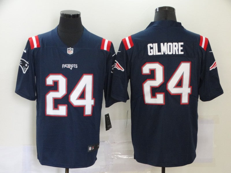 Adult New England Patriots Stephon Gilmore NO.24 Football Jerseys