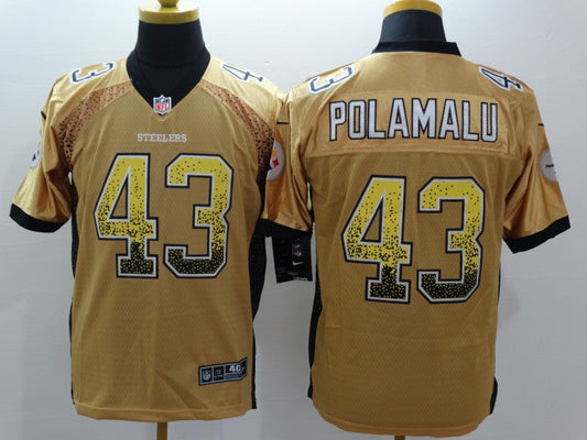 Adult Pittsburgh Steelers Troy Polamalu NO.43 Football Jerseys