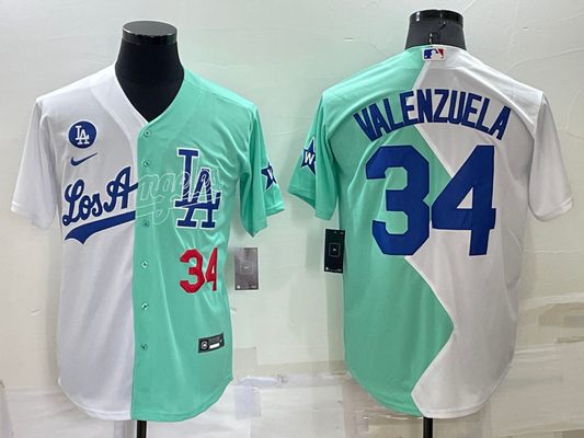 Men/Women/Youth Los Angeles Dodgers Fernando Valenzuela #34 baseball Jerseys