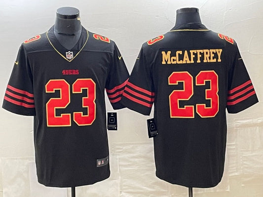 Hot sale New arrival Adult San Francisco 49ers Christian McCaffrey NO.23 Football Jerseys