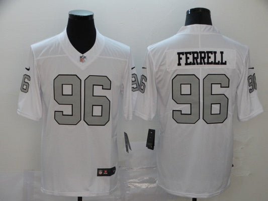 Adult ‎Oakland Raiders Clelin Ferrell NO.96 Football Jerseys