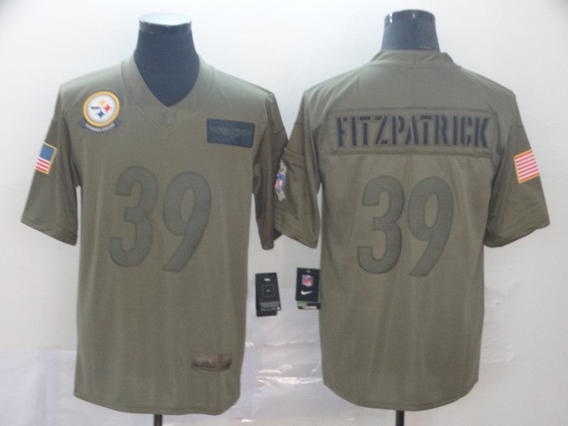 Adult Pittsburgh Steelers Minkah Fitzpatrick NO.39 Football Jerseys