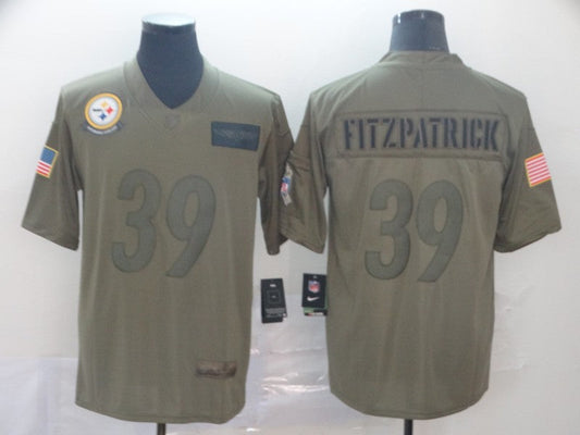 Adult Pittsburgh Steelers Minkah Fitzpatrick NO.39 Football Jerseys