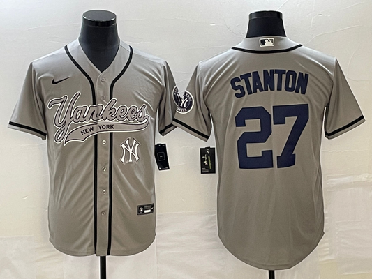 Men/Women/Youth New York Yankees Giancarlo Stanton NO.27 baseball Jerseys