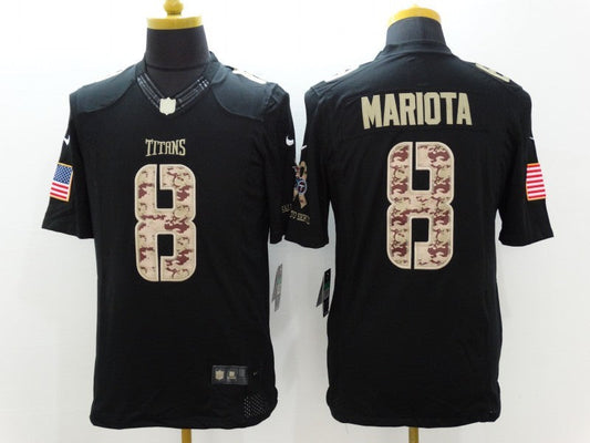 Adult Tennessee Titans Marcus Mariota NO.8 Football Jerseys