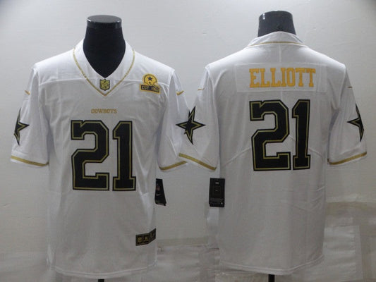Adult ‎Dallas Cowboys Ezekiel Elliott NO.21 Football Jerseys