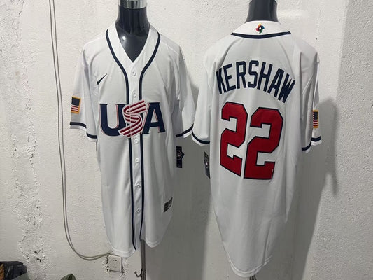 Men/Women/Youth Los Angeles Dodgers Clayton Kershaw #22 baseball Jerseys USA