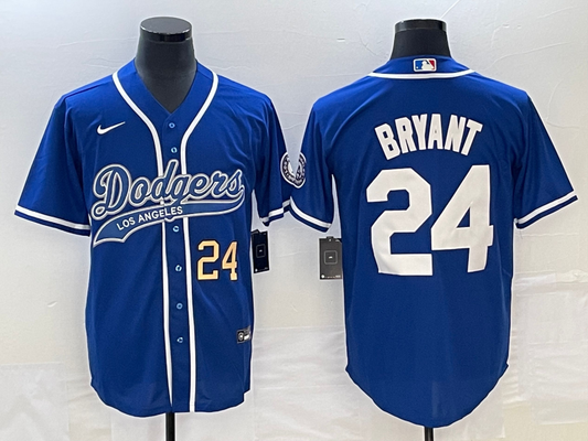 Men/Women/Youth Los Angeles Dodgers Kobe Bryant  #24 baseball Jerseys