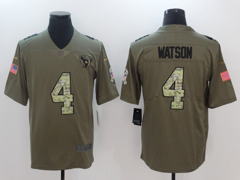 Adult Houston Texans Deshaun Watson NO.4 Football Jerseys