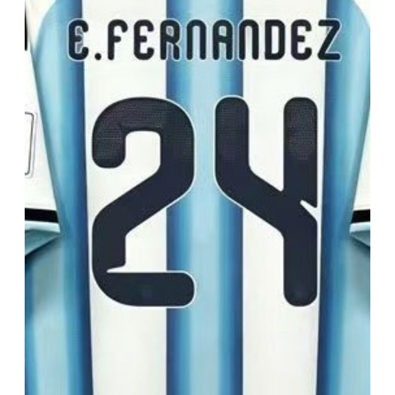 Argentina National Team Home Blue & White world cup soccer Jersey all players and numbers