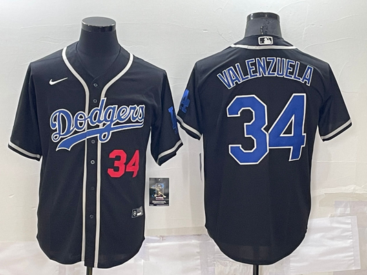 Men/Women/Youth Los Angeles Dodgers Fernando Valenzuela #34 baseball Jerseys