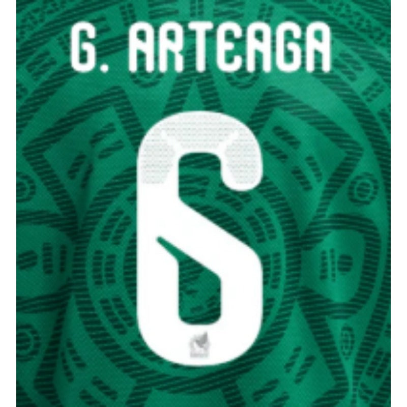 Mexico National Green Tribal Pattern Soccer Jersey, world cup Unisex Match Day Short Sleeve Uniform, Custom Name Number Sport Fan Tee