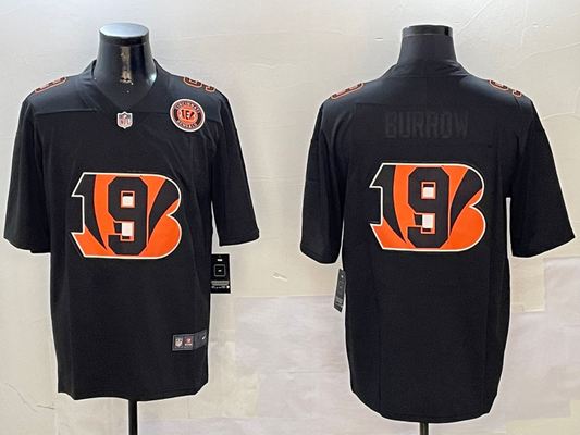 Cincinnati Bengals Joe Burrow NO.9 Salute To Service Football Jerseys