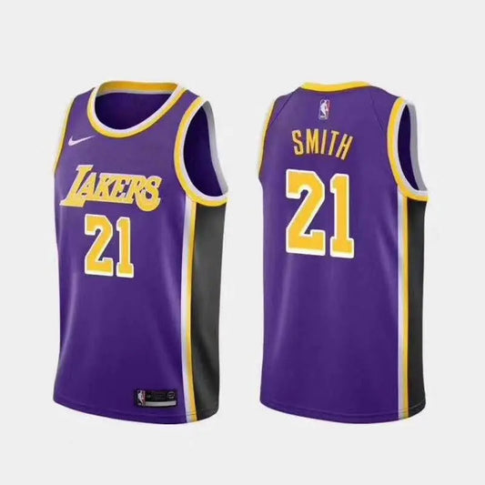 Los Angeles Lakers JR Smith NO.21 Basketball Jersey