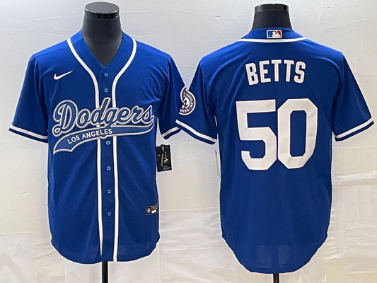 Men/Women/Youth Los Angeles Dodgers Mookie Betts #50 baseball Jerseys