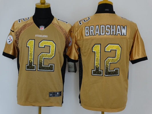 Adult Pittsburgh Steelers Terry Bradshaw NO.12 Football Jerseys