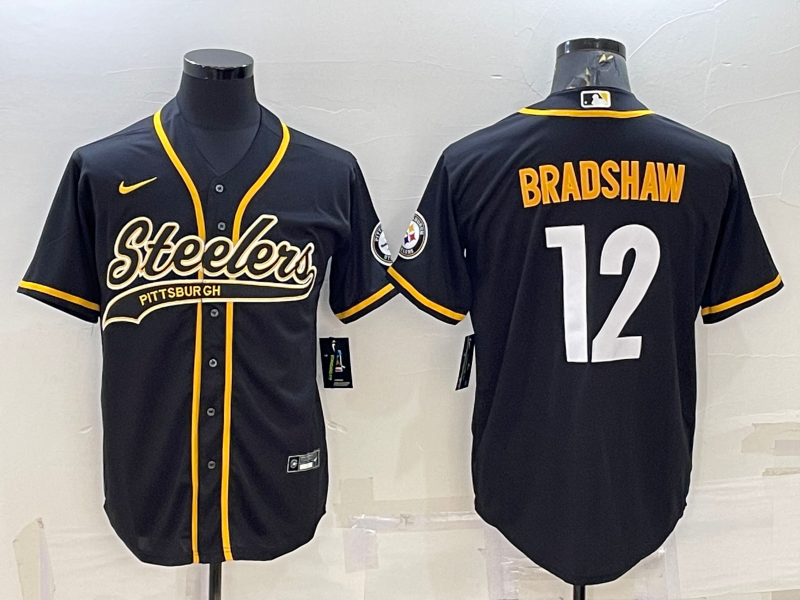 Adult Pittsburgh Steelers Terry Bradshaw NO.12 Football Jerseys