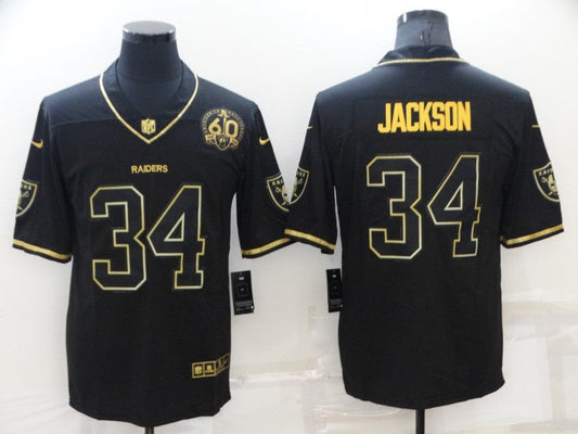 Adult ‎Oakland Raiders Bo Jackson NO.34 Football Jerseys
