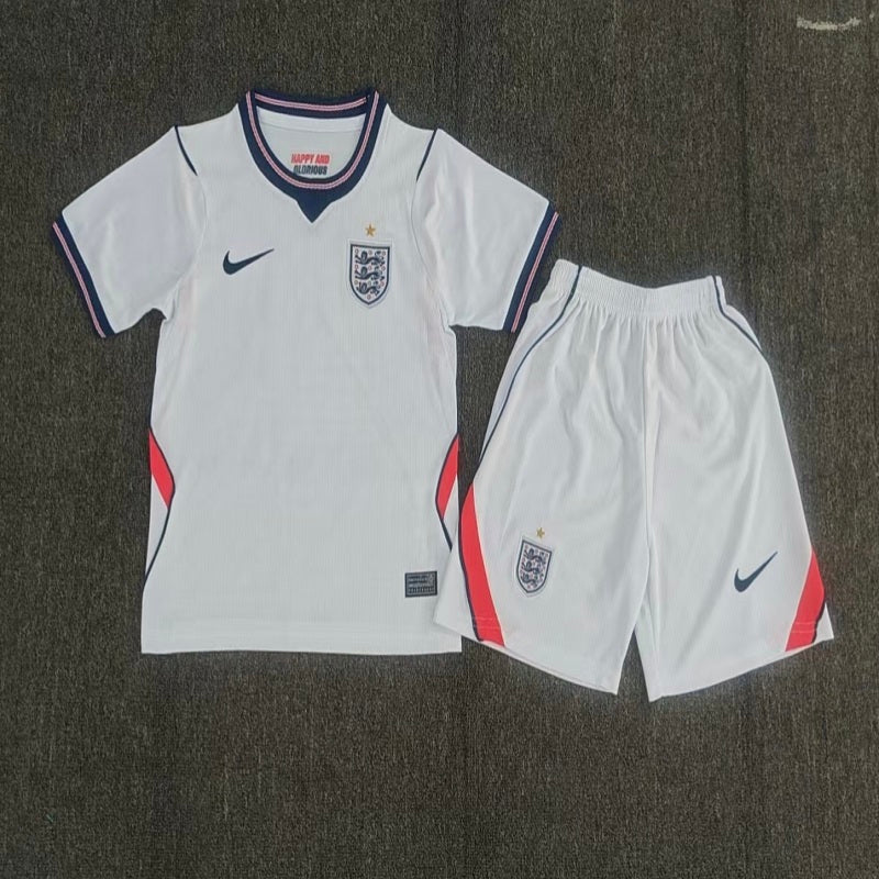 Kids England 2026 world cup away white soccer Jersey custom name and number