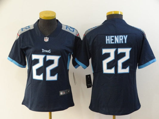 Women's Tennessee Titans Derrick Henry NO.22 Football Jerseys