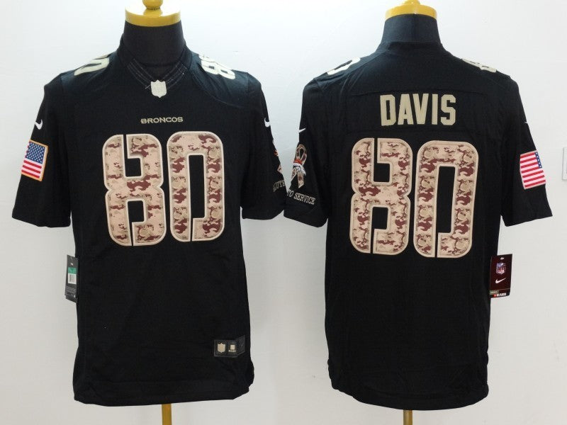 Adult Denver Broncos Terrell Davis NO.80 Football Jerseys