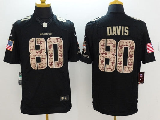 Adult Denver Broncos Terrell Davis NO.80 Football Jerseys