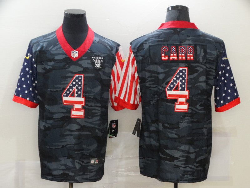 Adult ‎Oakland Raiders Derek Carr NO.4 Football Jerseys