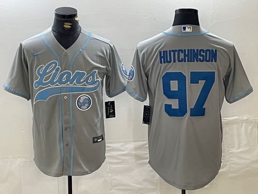 men/women/kids Detroit Lions Aidan Hutchinson  NO.97 football Jerseys