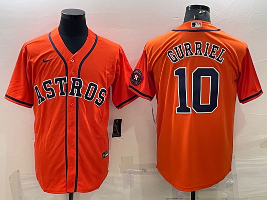 Men/Women/Youth Houston Astros Yuli Gurriel #10 baseball Jerseys