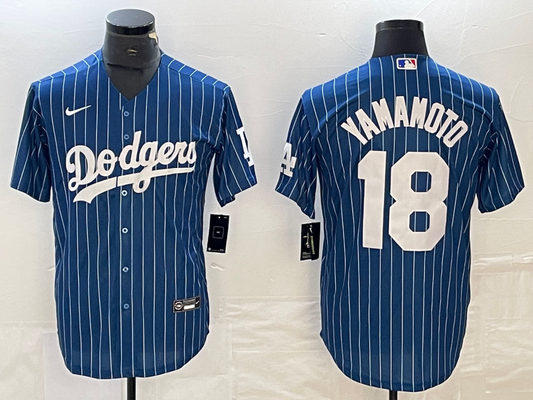 Men/Women/Youth Los Angeles Dodgers Yoshinobu Yamamoto #18 baseball Jerseys