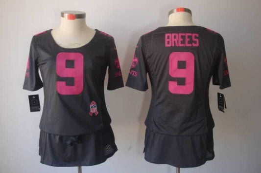 Women's New Orleans Saints Drew Brees NO.9 Football Jerseys