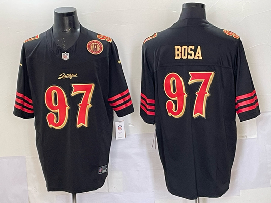 Newest arrival 2025 Adult San Francisco 49ers  nick Bosa No.97 Football Jerseys