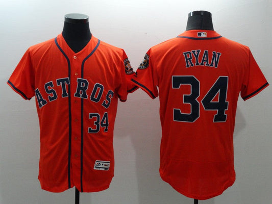 Men/Women/Youth Houston Astros Nolan Ryan #34 baseball Jerseys