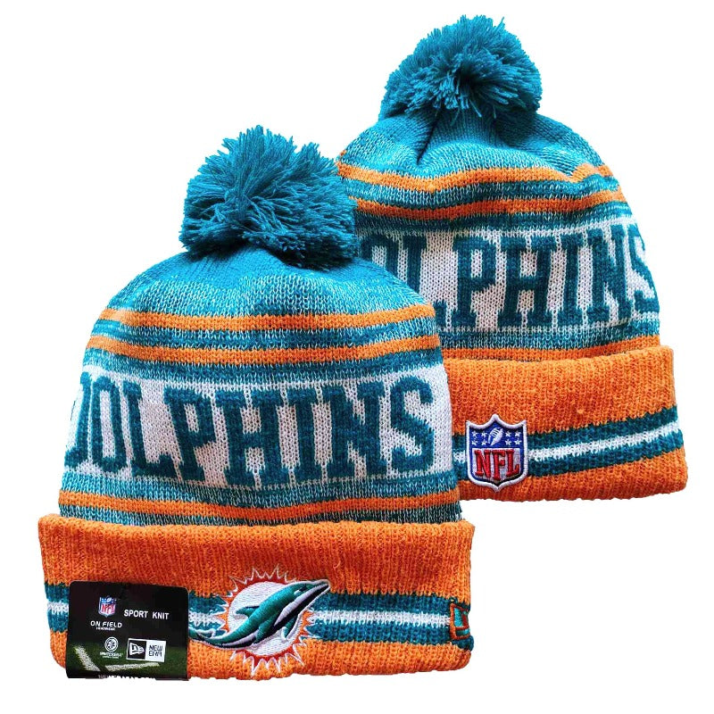Miami Dolphins knitted NFL hats