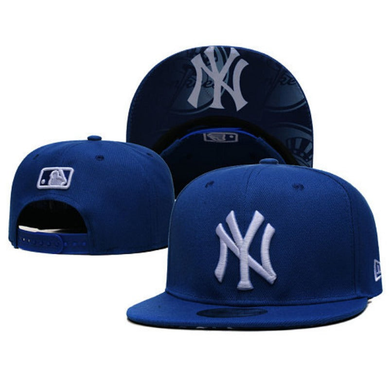 NYC City Baseball NY Symbol Flat Brim & Dad Caps, Unisex Adjustable Local Game Day Headwear Multi-Color Washed Solid Two-Tone Mesh Styles