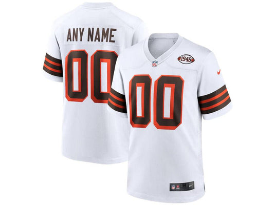 Adult Cleveland Browns number and name custom Football Jerseys