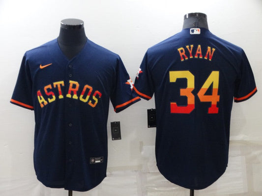 Men/Women/Youth Houston Astros Nolan Ryan #34 baseball Jerseys