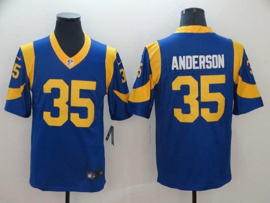 Adult Los Angeles Rams C.J. Anderson NO.35 Football Jerseys