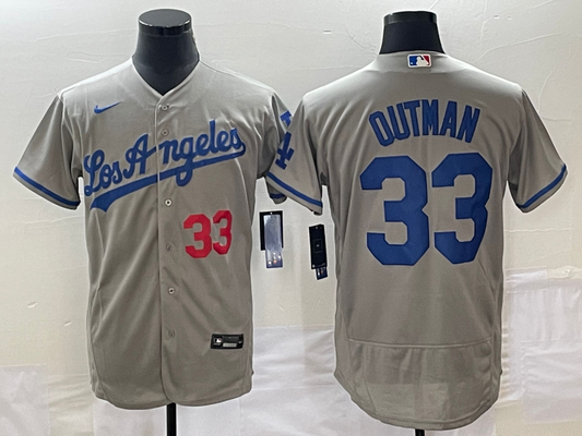 Men/Women/Youth Los Angeles Dodgers James Outman #33 baseball Jerseys