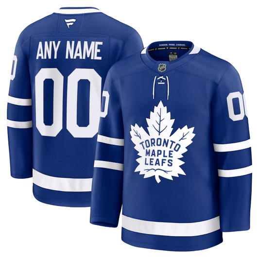 Men's Toronto Maple Leafs Fanatics Blue Home Premium Custom Jersey