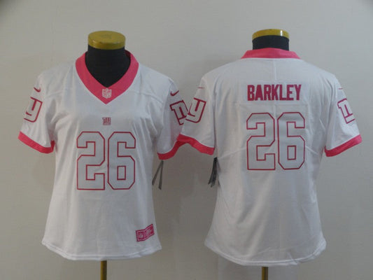Women New York Giants Saquon Barkley NO.26 Football Jerseys