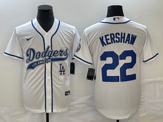 Men/Women/Youth Los Angeles Dodgers Clayton Kershaw #22 baseball Jerseys