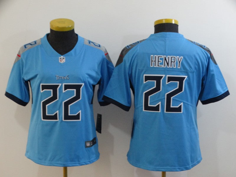 Women's Tennessee Titans Derrick Henry NO.22 Football Jerseys