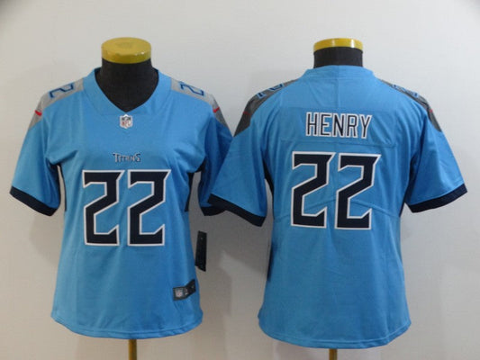 Women's Tennessee Titans Derrick Henry NO.22 Football Jerseys