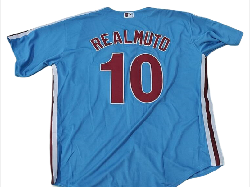 Men/Women/Youth Philadelphia Phillies J.T. Realmuto #10 baseball Jerseys