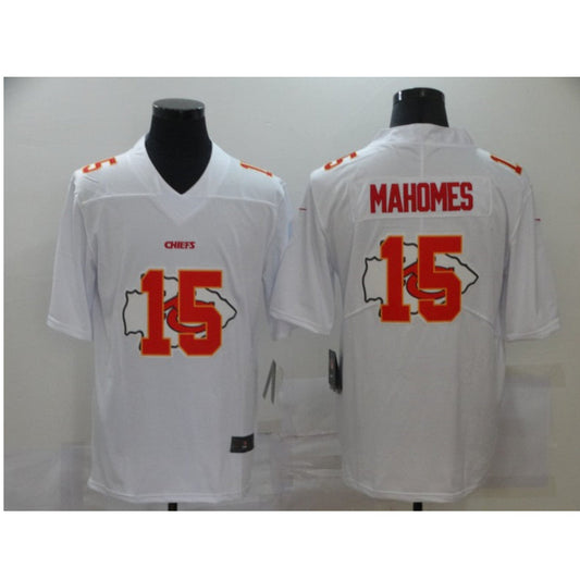 men/women/kids KC.Chiefs Mahomes NO.15 White Football Jersey