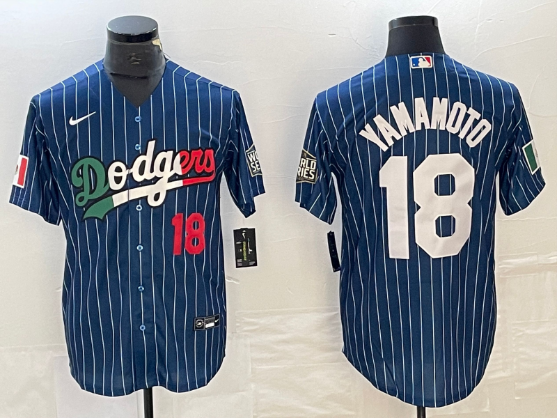 Men/Women/Youth Los Angeles Dodgers Yoshinobu Yamamoto #18 baseball Jerseys