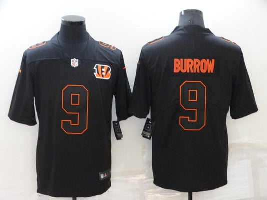 Cincinnati Bengals Joe Burrow NO.9 Salute To Service Football Jerseys
