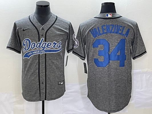 Men/Women/Youth Los Angeles Dodgers Fernando Valenzuela #34 baseball Jerseys